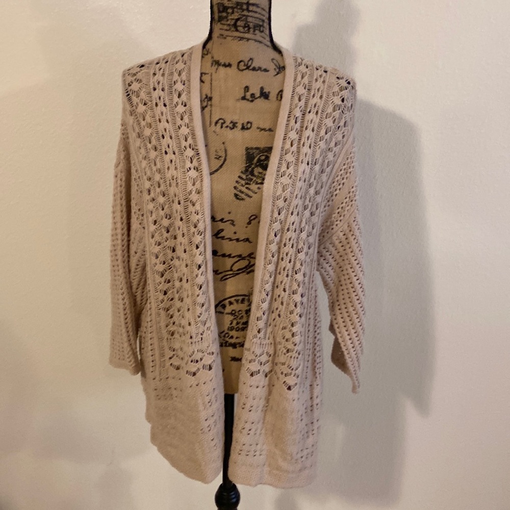 Tan light weight cardigan